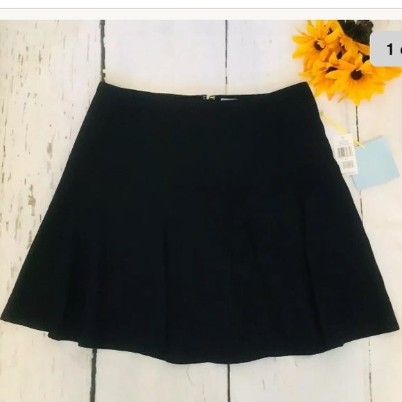 CeCe Dresses & Skirts - CeCe Cynthia Steffe Black A Line Skirt 8 NWT (m)